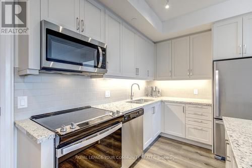 1206E - 20 Gatineau Drive, Vaughan, ON - Indoor Photo Showing Kitchen With Double Sink With Upgraded Kitchen