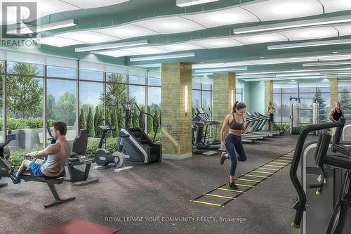 1206E - 20 Gatineau Drive, Vaughan, ON - Indoor Photo Showing Gym Room