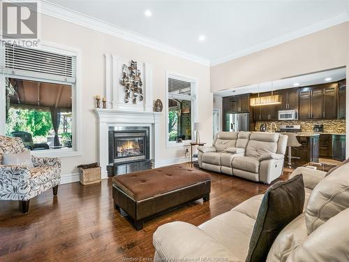 106 Links Drive, Amherstburg, ON - Indoor Photo Showing Living Room With Fireplace