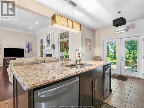 106 Links Drive, Amherstburg, ON - Indoor Photo Showing Kitchen With Double Sink