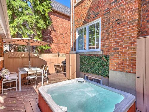 Hot tub - 1333 Boul. Laird, Mont-Royal, QC - Outdoor With Deck Patio Veranda With Exterior