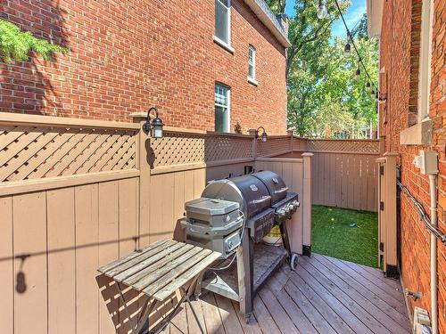 Backyard - 1333 Boul. Laird, Mont-Royal, QC - Outdoor With Deck Patio Veranda With Exterior