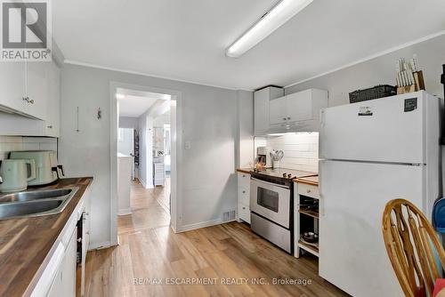 171 Balmoral Avenue N, Hamilton (Crown Point), ON - Indoor Photo Showing Kitchen With Double Sink