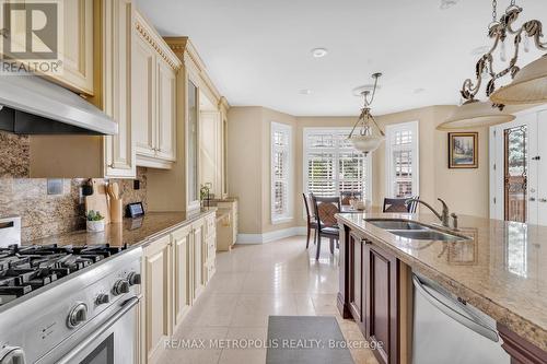 124 Pathlane Road, Richmond Hill, ON - Indoor Photo Showing Kitchen With Double Sink With Upgraded Kitchen