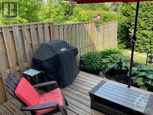 BBQ on Back Deck - 25 Chisholm Court, Ottawa, ON - Outdoor With Deck Patio Veranda With Exterior