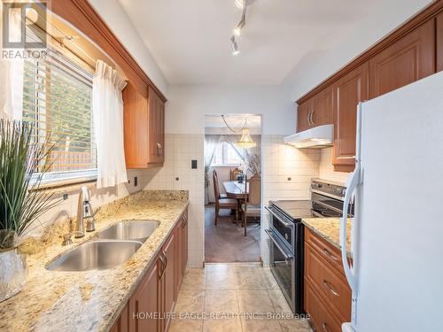 7357 Shallford Road, Mississauga (Malton), ON - Indoor Photo Showing Kitchen With Double Sink