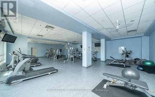 1910 - 215 Queen Street E, Brampton, ON - Indoor Photo Showing Gym Room