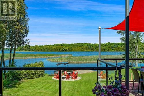 Great Deck views - 230 Wiles Lane, Eugenia, ON - Outdoor With Body Of Water With View