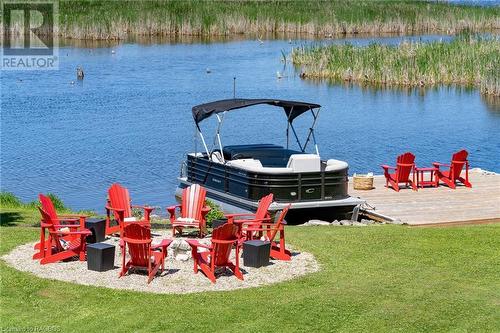 Waterfront dock - 230 Wiles Lane, Eugenia, ON - Outdoor With Body Of Water