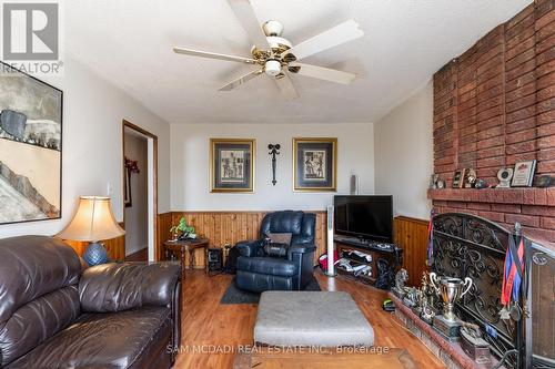 2859 Constable Road, Mississauga, ON - Indoor Photo Showing Living Room With Fireplace