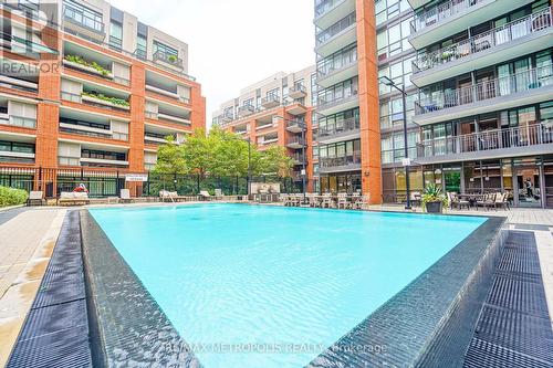 415 - 800 Lawrence Avenue W, Toronto (Yorkdale-Glen Park), ON - Outdoor With In Ground Pool With Balcony With Facade