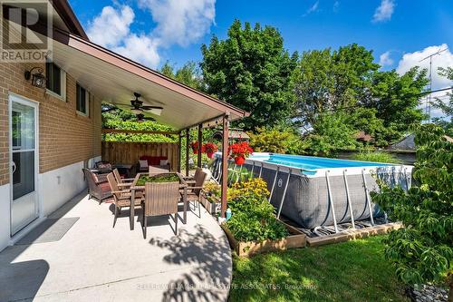 14 Moultrey Crescent, Halton Hills (Georgetown), ON - Outdoor With Above Ground Pool