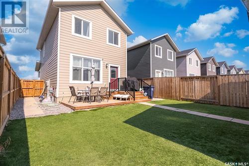 664 Meadows Boulevard, Saskatoon, SK - Outdoor With Deck Patio Veranda