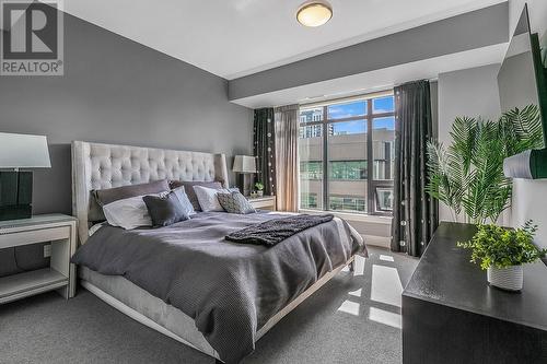 1395 Ellis Street Unit# 605, Kelowna, BC - Indoor Photo Showing Bedroom