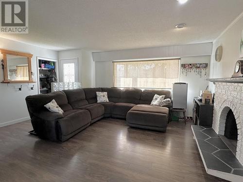 118 Brigade Drive, Prince George, BC - Indoor Photo Showing Living Room With Fireplace