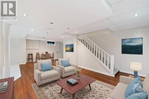 Basement - virtually staged - 1657 Alta Vista Drive, Ottawa, ON - Indoor Photo Showing Living Room