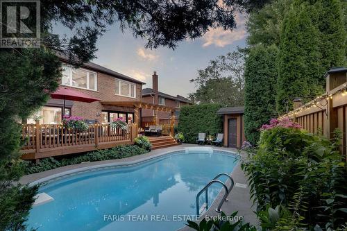 12 Lincoln Place, Markham, ON - Outdoor With In Ground Pool With Deck Patio Veranda