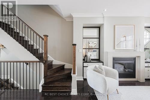 35 Ruby Lang Lane, Toronto (Mimico), ON - Indoor With Fireplace