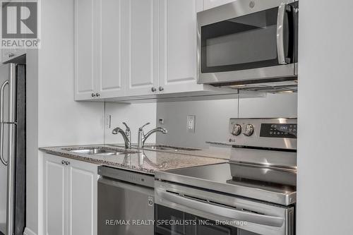 309 - 225 Webb Drive, Mississauga (City Centre), ON - Indoor Photo Showing Kitchen With Stainless Steel Kitchen With Double Sink