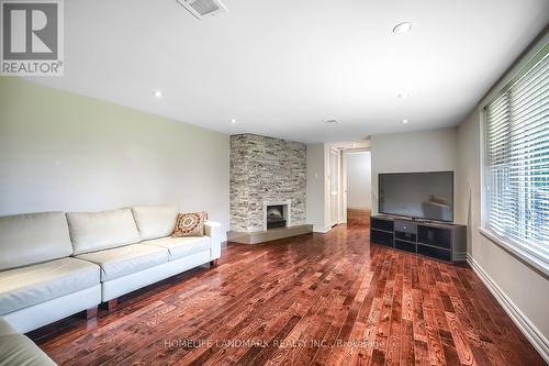 41 Wycliffe Crescent, Toronto, ON - Indoor Photo Showing Living Room With Fireplace