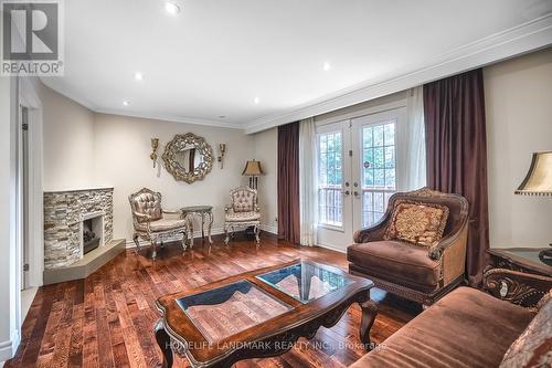 41 Wycliffe Crescent, Toronto, ON - Indoor Photo Showing Living Room With Fireplace