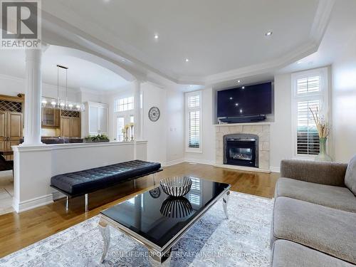 96 Armour Crescent, Hamilton (Ancaster), ON - Indoor Photo Showing Living Room With Fireplace