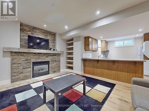 96 Armour Crescent, Hamilton (Ancaster), ON - Indoor With Fireplace