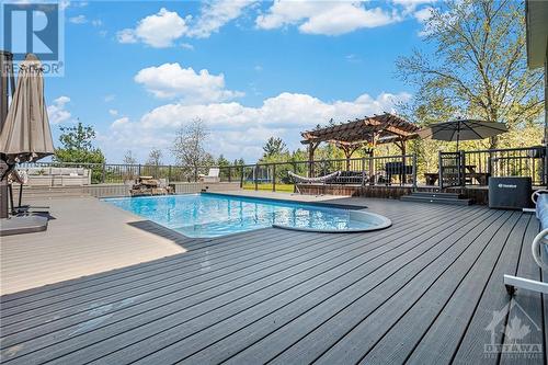 Pool and hot tub, a perfect place for family fun - 6548 Carp Road, Ottawa, ON - Outdoor With In Ground Pool