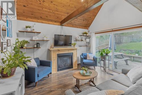 408 Simcoe Street, Newmarket (Central Newmarket), ON - Indoor Photo Showing Living Room With Fireplace