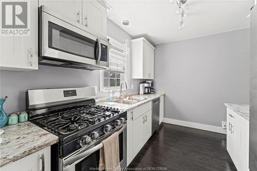 2056 Westminster, Windsor, ON - Indoor Photo Showing Kitchen With Double Sink