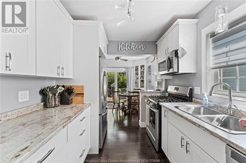 2056 Westminster, Windsor, ON - Indoor Photo Showing Kitchen With Double Sink