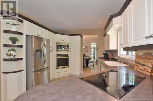 80 Bellflower Street, New Maryland, NB - Indoor Photo Showing Kitchen With Stainless Steel Kitchen