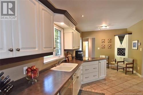 80 Bellflower Street, New Maryland, NB - Indoor Photo Showing Kitchen With Double Sink