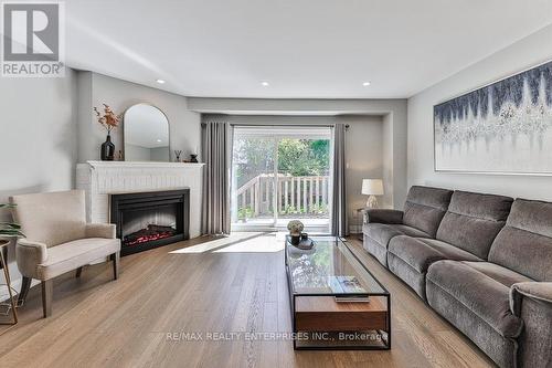 48 - 2155 South Millway, Mississauga (Erin Mills), ON - Indoor Photo Showing Living Room With Fireplace