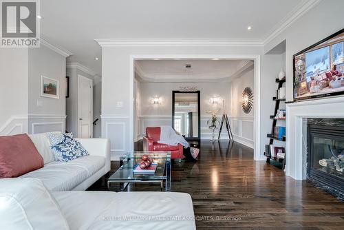 1589 Eglinton Avenue, Mississauga (East Credit), ON - Indoor Photo Showing Living Room With Fireplace