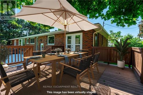 585 Safari Road, Hamilton, ON - Outdoor With Deck Patio Veranda With Exterior