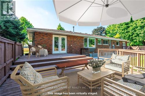 585 Safari Road, Hamilton, ON - Outdoor With Deck Patio Veranda With Exterior