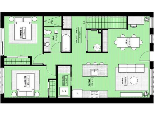 Plan (croquis) - D-Av. Egan, Montréal (Le Sud-Ouest), QC - Other