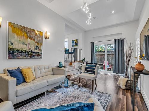 81 Denvale Rd, Toronto, ON - Indoor Photo Showing Living Room