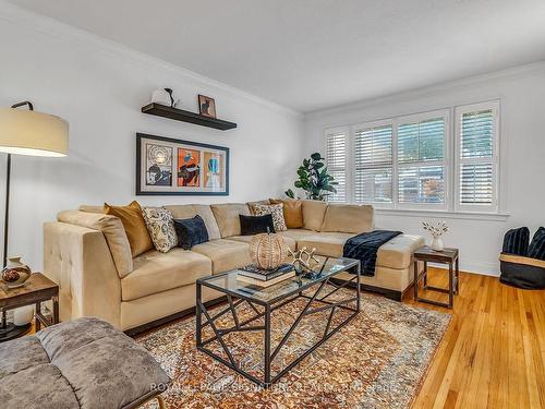 81 Denvale Rd, Toronto, ON - Indoor Photo Showing Living Room