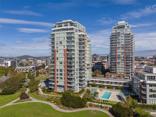 306-60 Saghalie Rd, Victoria, BC - Outdoor With Facade With View