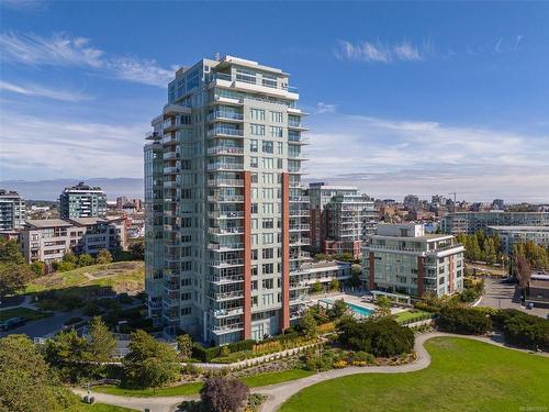 306-60 Saghalie Rd, Victoria, BC - Outdoor With Facade With View