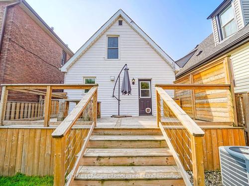 1243 Cannon St E, Hamilton, ON - Outdoor With Deck Patio Veranda With Exterior