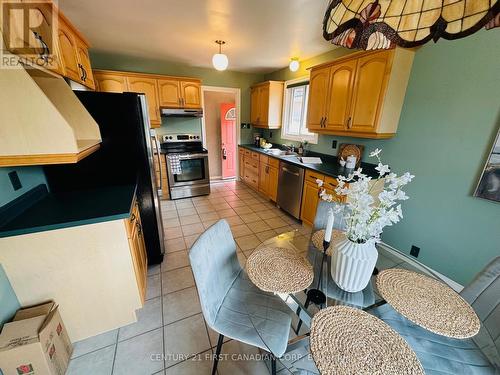 476 Ferndale Avenue, London, ON - Indoor Photo Showing Kitchen With Double Sink