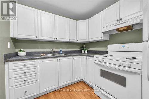 8281 Chippewa Road E, Hamilton, ON - Indoor Photo Showing Kitchen With Double Sink