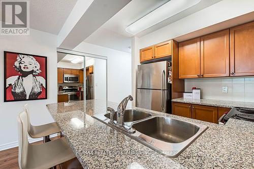 1703 - 335 Rathburn Road W, Mississauga (City Centre), ON - Indoor Photo Showing Kitchen With Double Sink