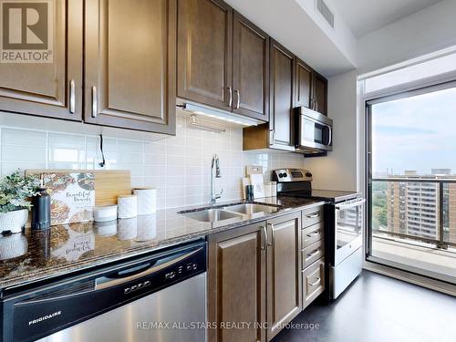 Lph05 - 1215 Bayly Street, Pickering, ON - Indoor Photo Showing Kitchen With Stainless Steel Kitchen With Double Sink With Upgraded Kitchen