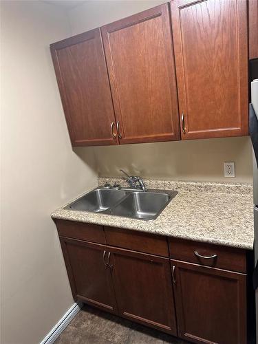 C2 1440 20Th Street, Brandon, MB - Indoor Photo Showing Kitchen With Double Sink