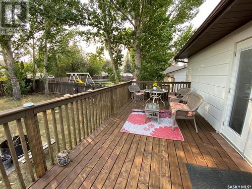 139 Stewart Crescent, Kindersley, SK - Outdoor With Deck Patio Veranda With Exterior