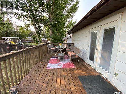 139 Stewart Crescent, Kindersley, SK - Outdoor With Deck Patio Veranda With Exterior